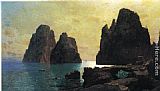 William Stanley Haseltine The Faraglioni Rocks painting
